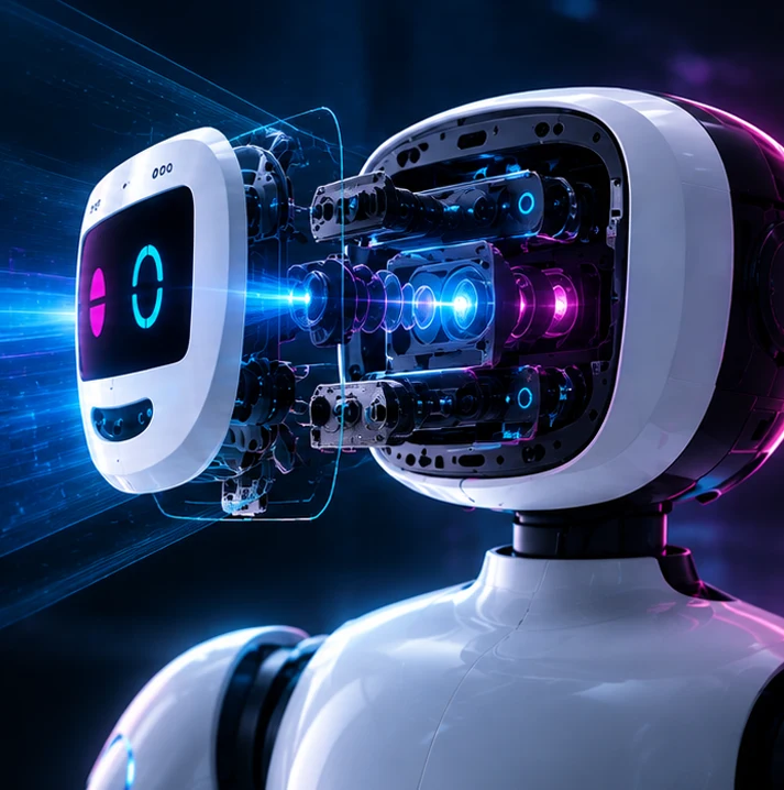 Intelligente Sensorik, Kameras und Tiefenerkennung im Kopf von pib.Pro